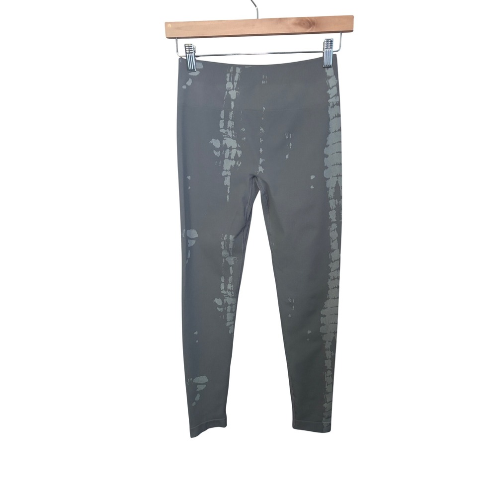 AUROLA Leggings XS/S Gray Tie Dye Scrunch Butt Seamless High Rise Athleisure